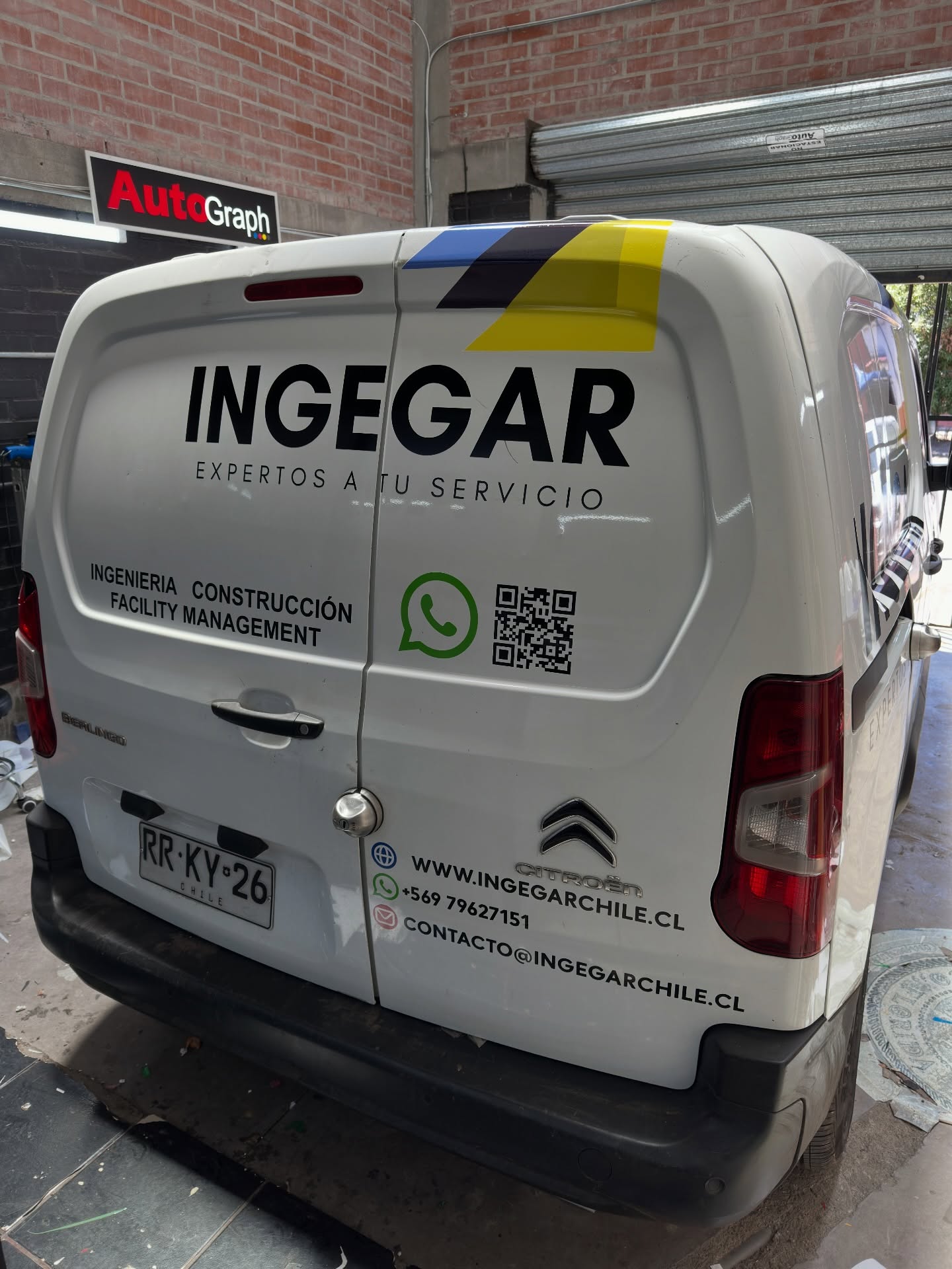 Flota técnica INGEGAR en terreno — Santiago RM