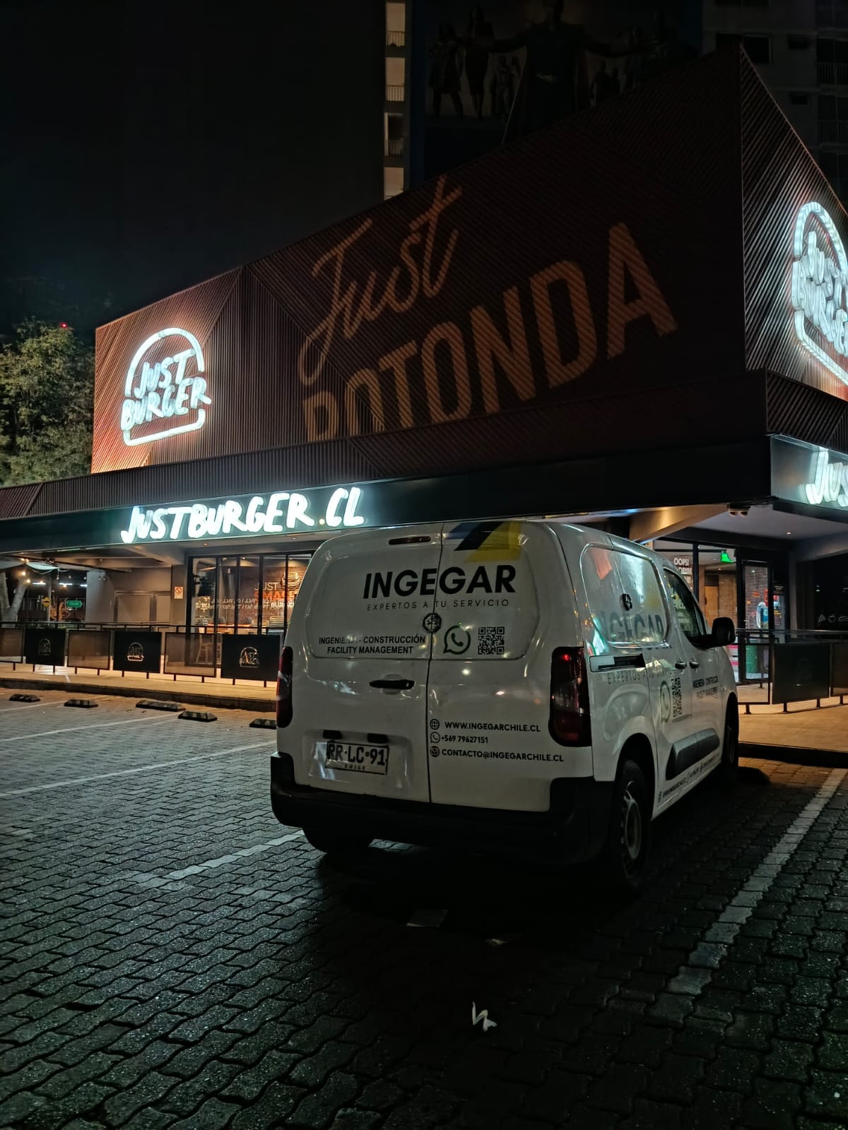 Flota técnica INGEGAR en terreno — Santiago RM
